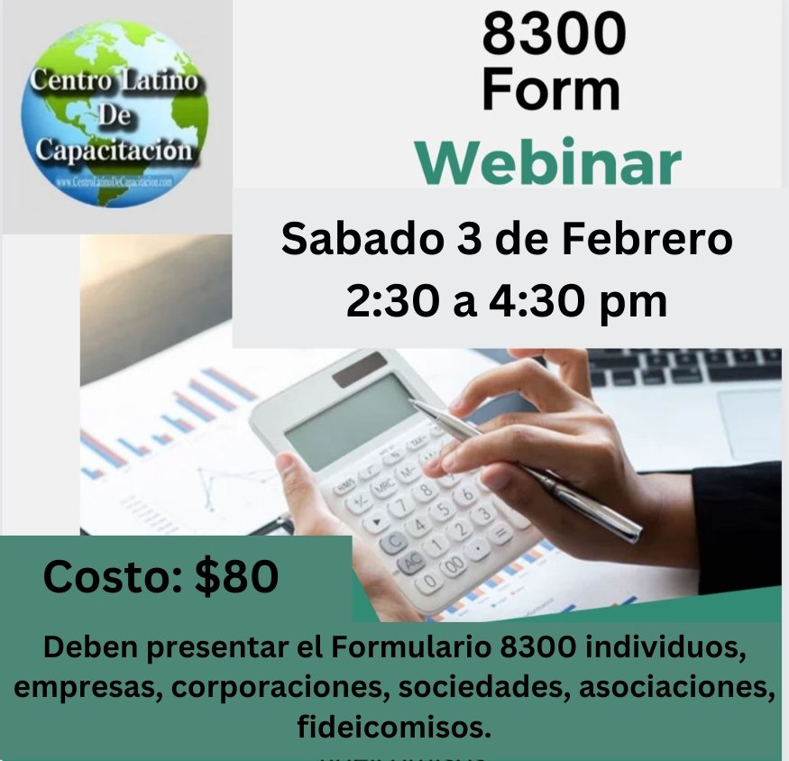 Webinar Forma 8300