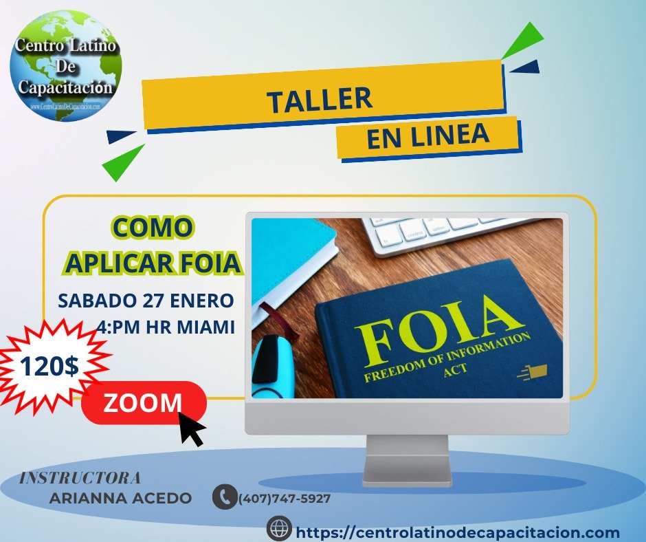 Webinar Como Aplicar FOIA