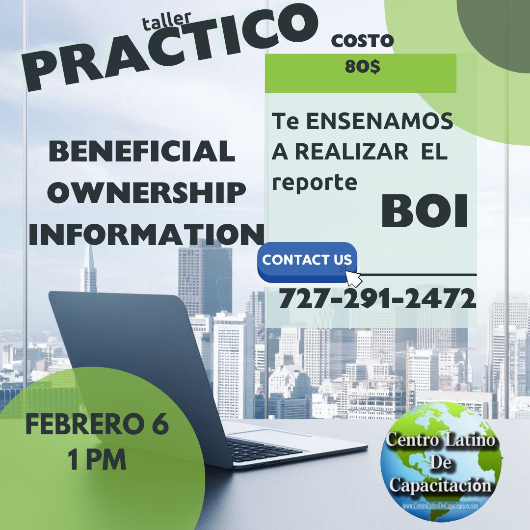 Webinar Beneficial Ownership Information (BOI)