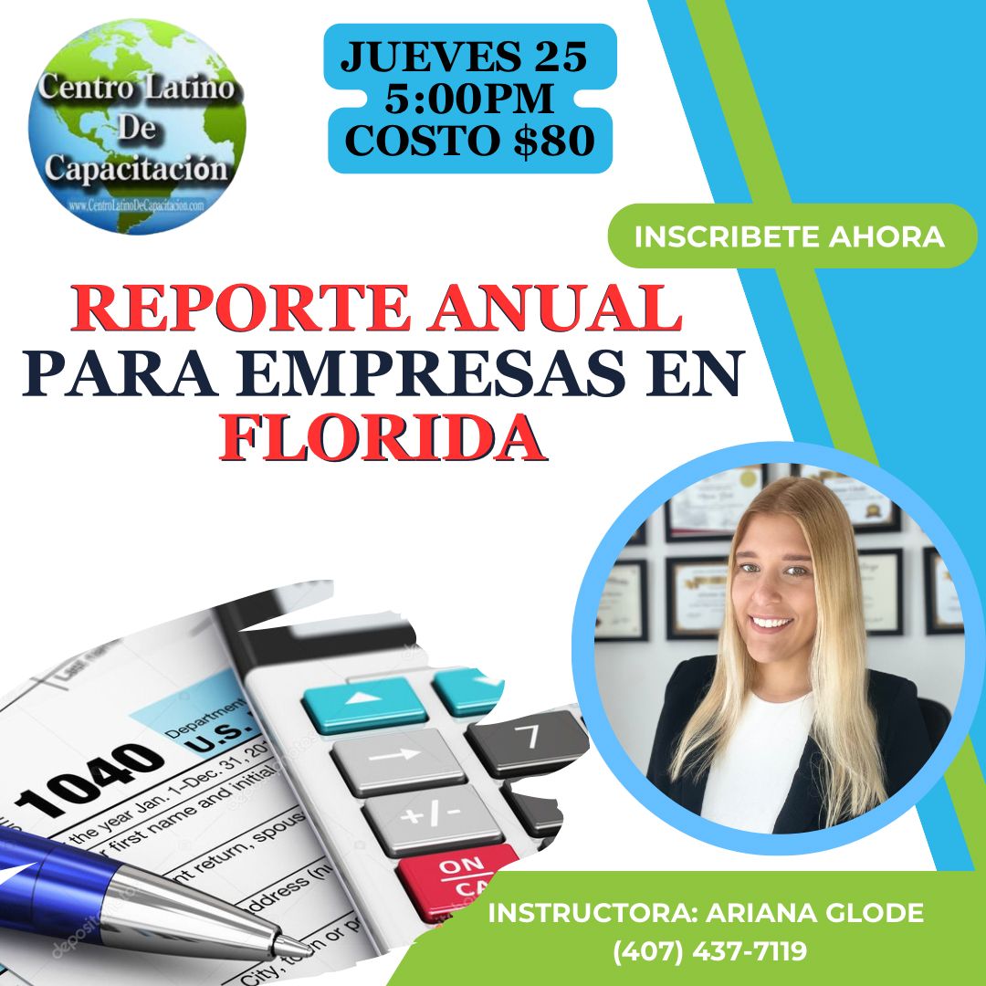 Webinar Reporte Anual para Empresas en Florida