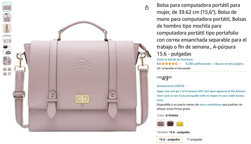 Bolso para Computadora
