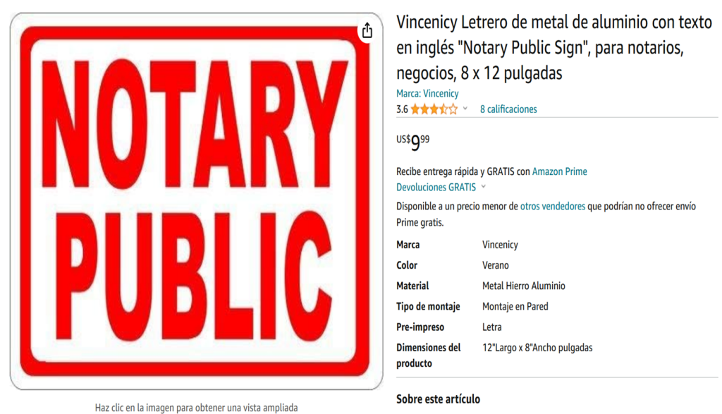 Rótulo Metálico