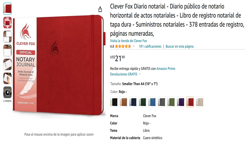 Journal Pasta Dura