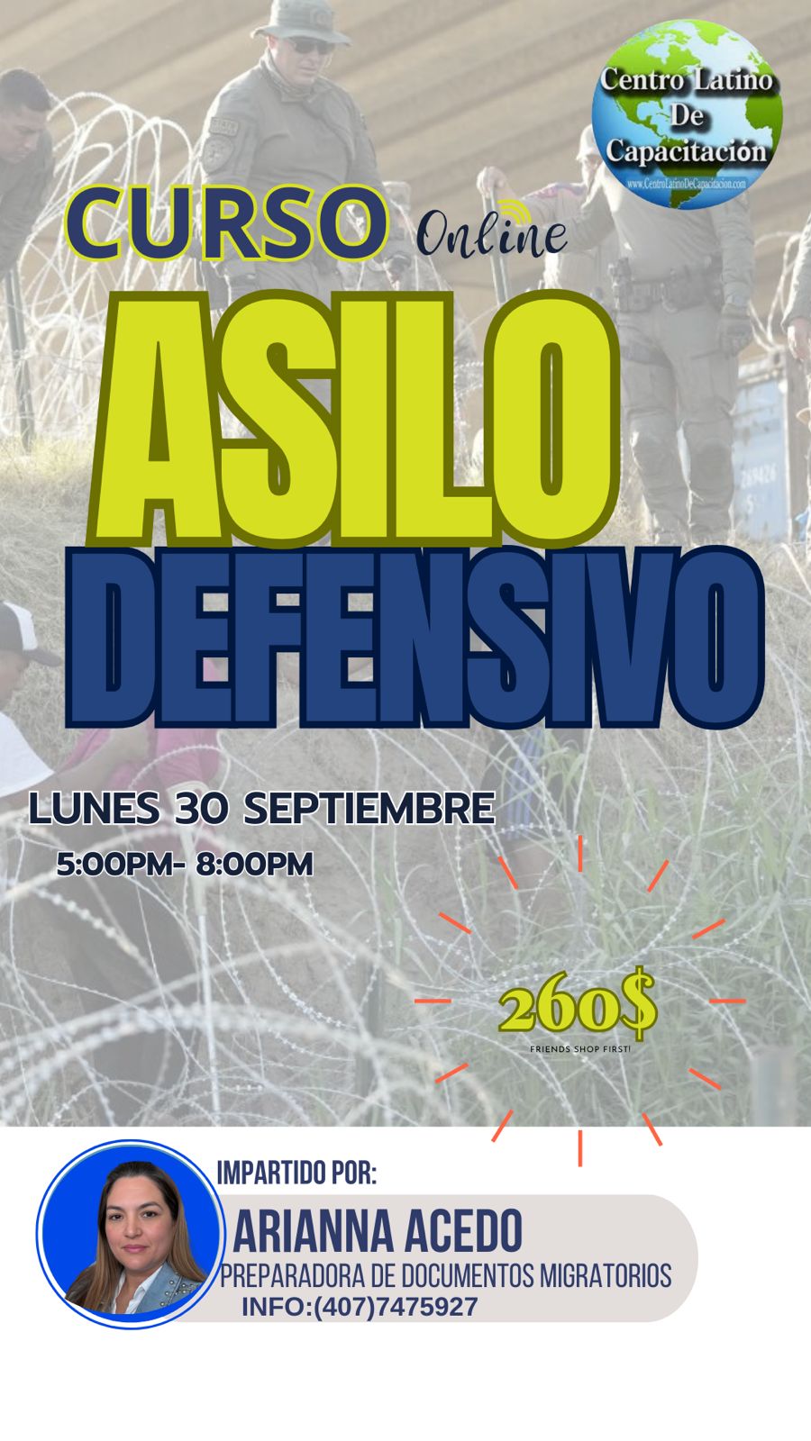 Curso Inmigracion – Curso Practico Asilo Defensivo
