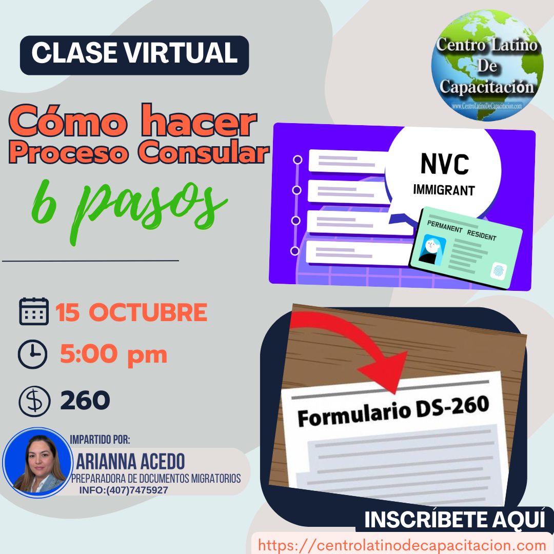 CURSO COMO HACER PROCESO CONSULAR