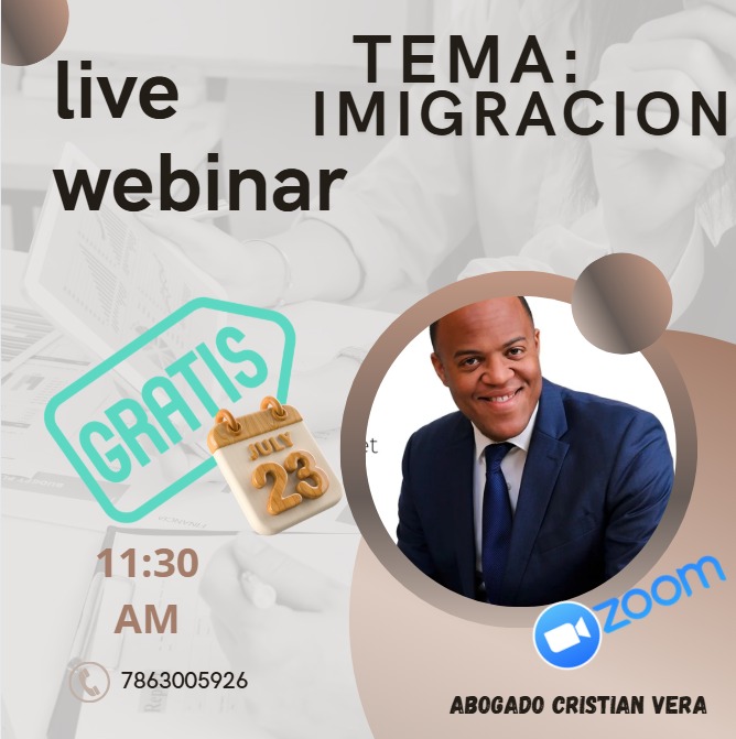 Live Webinar Inmigración