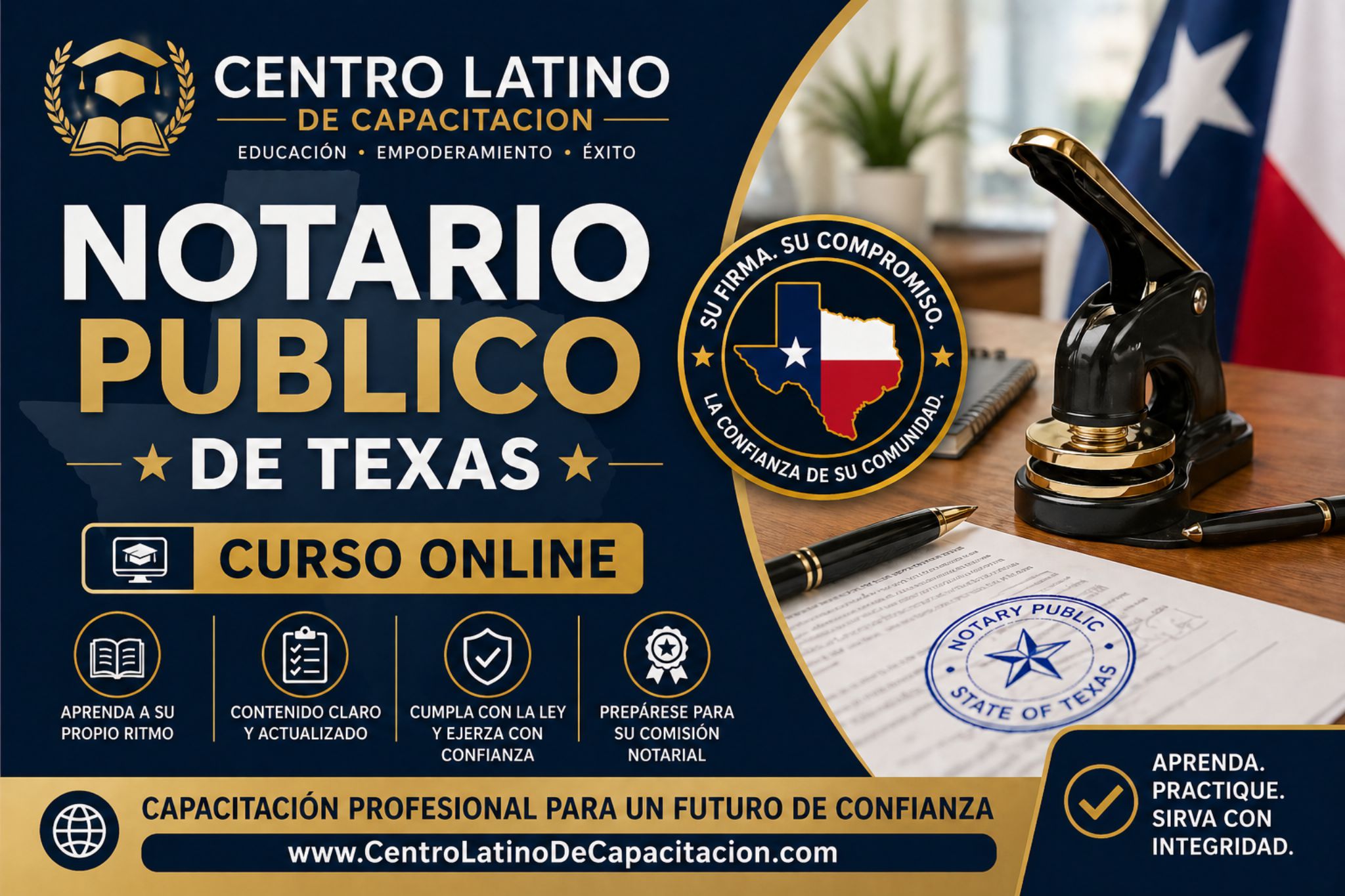 CURSO DE NOTARIO PUBLICO PARA TEXAS