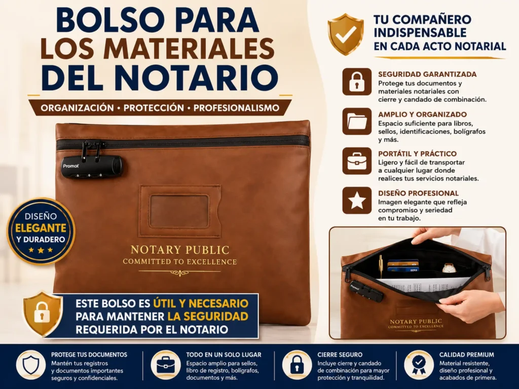 Bolso de Seguridad para Notario