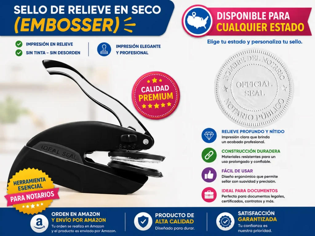 Sello de Relieve Embosser