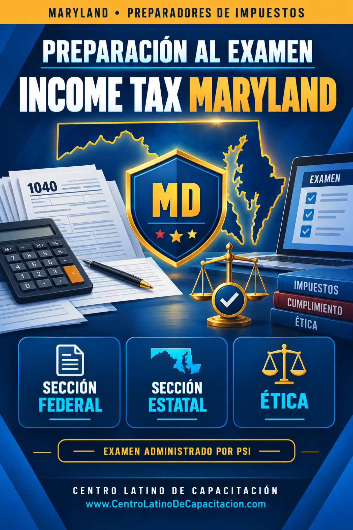 Preparacion Para Examen Income Tax Maryland